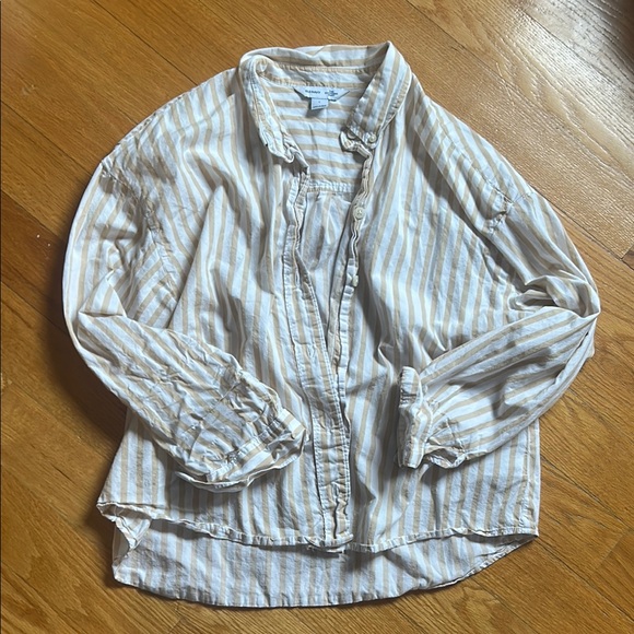 Old Navy Tops - Striped Button-Up Shirt